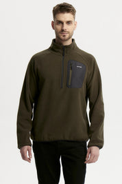 Polar Hombre Half Zipper Verde