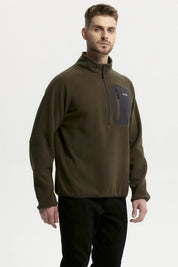 Polar Hombre Half Zipper Verde