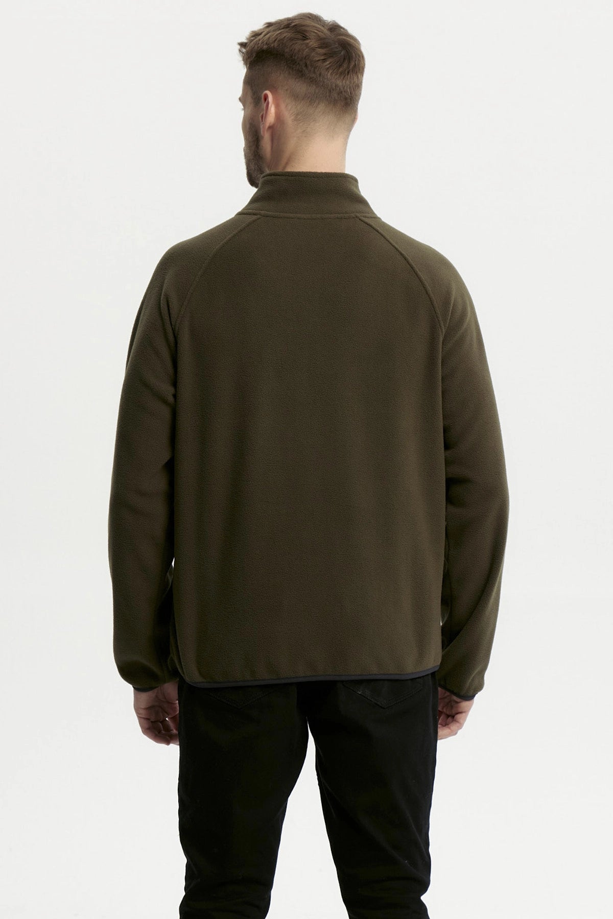 Polar Hombre Half Zipper Verde