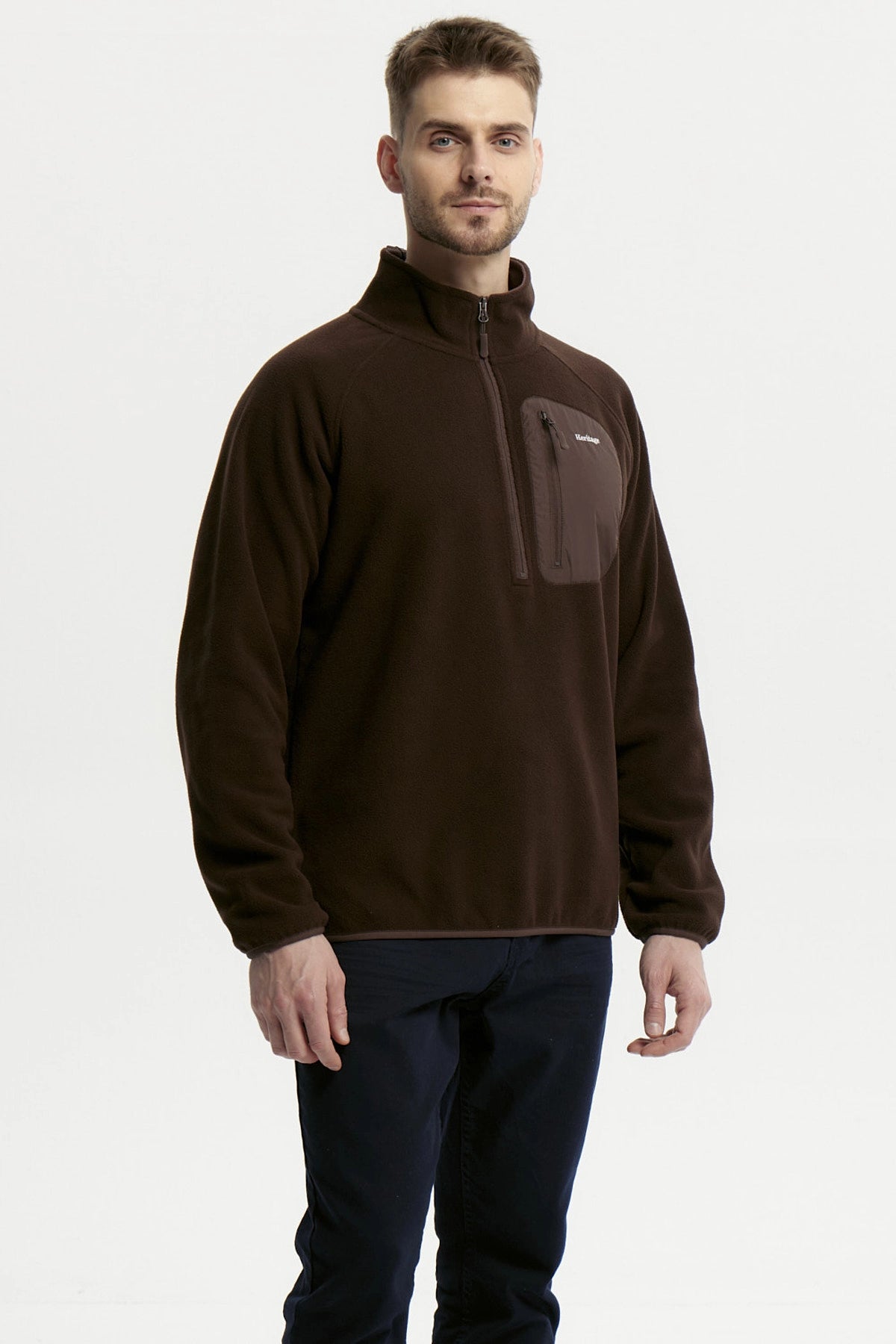 Polar Hombre Half Zipper Café