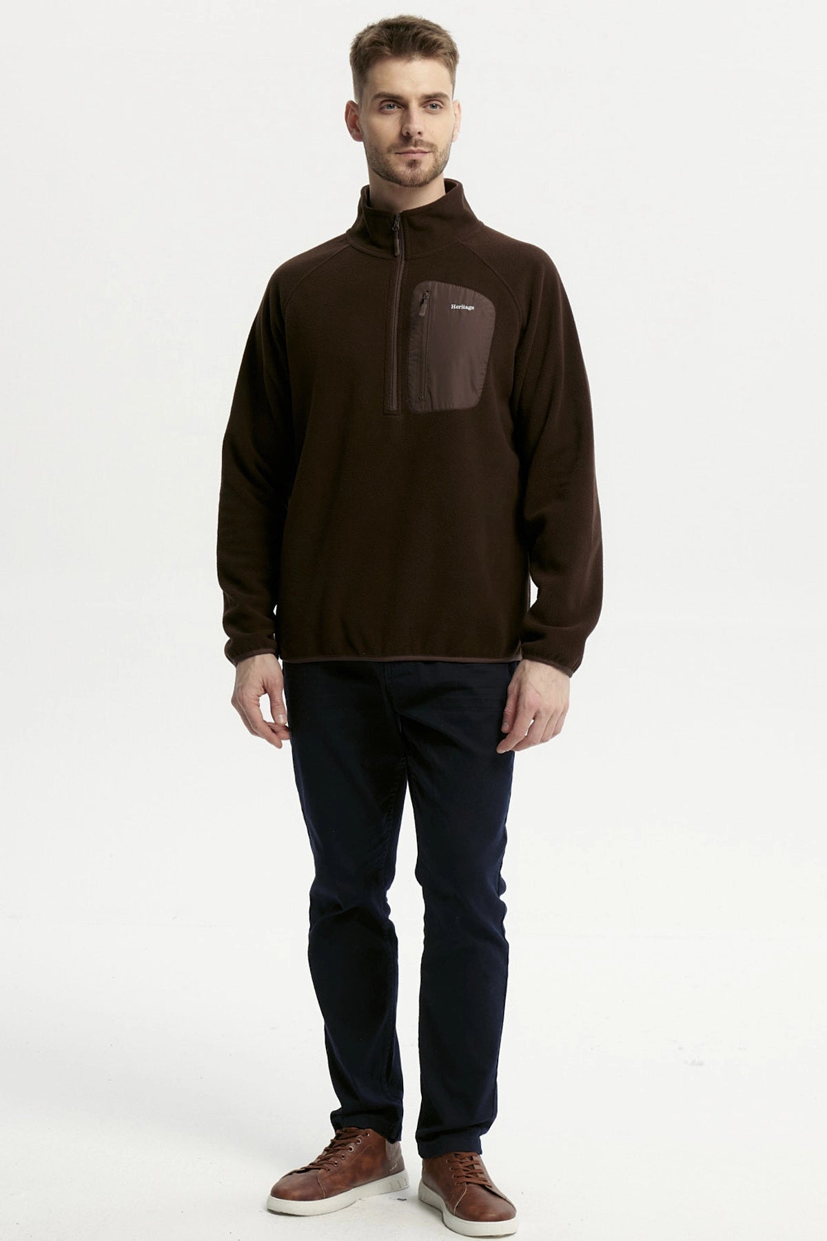 Polar Hombre Half Zipper Café