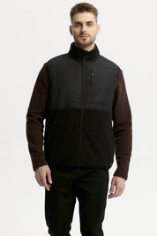 Polar Hombre Cuello Con Cierre Negro