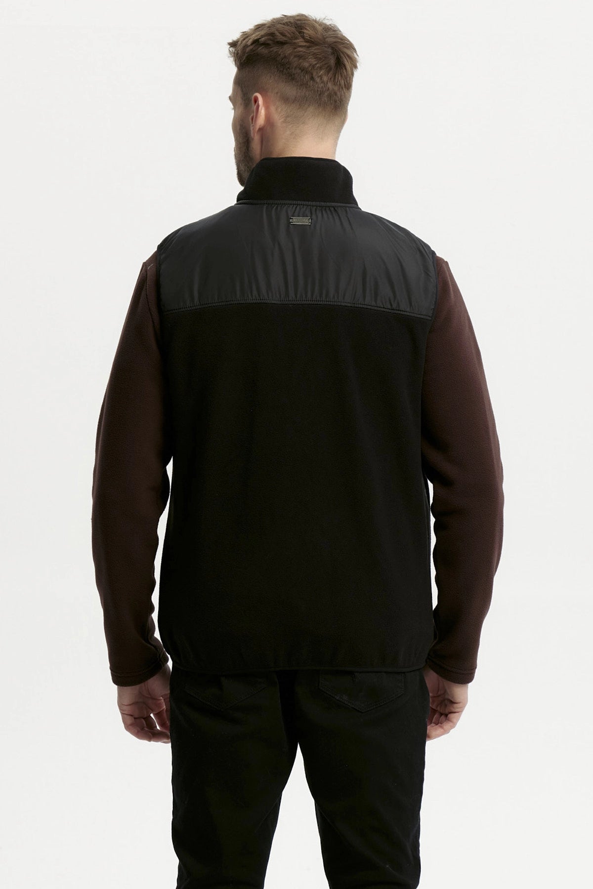 Polar Hombre Cuello Con Cierre Negro