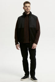 Polar Hombre Cuello Con Cierre Negro