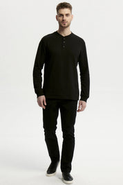 Polera Hombre Slim Negro
