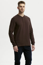 Polera Hombre Slim Chocolate