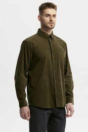 Camisa Hombre Slim Verde