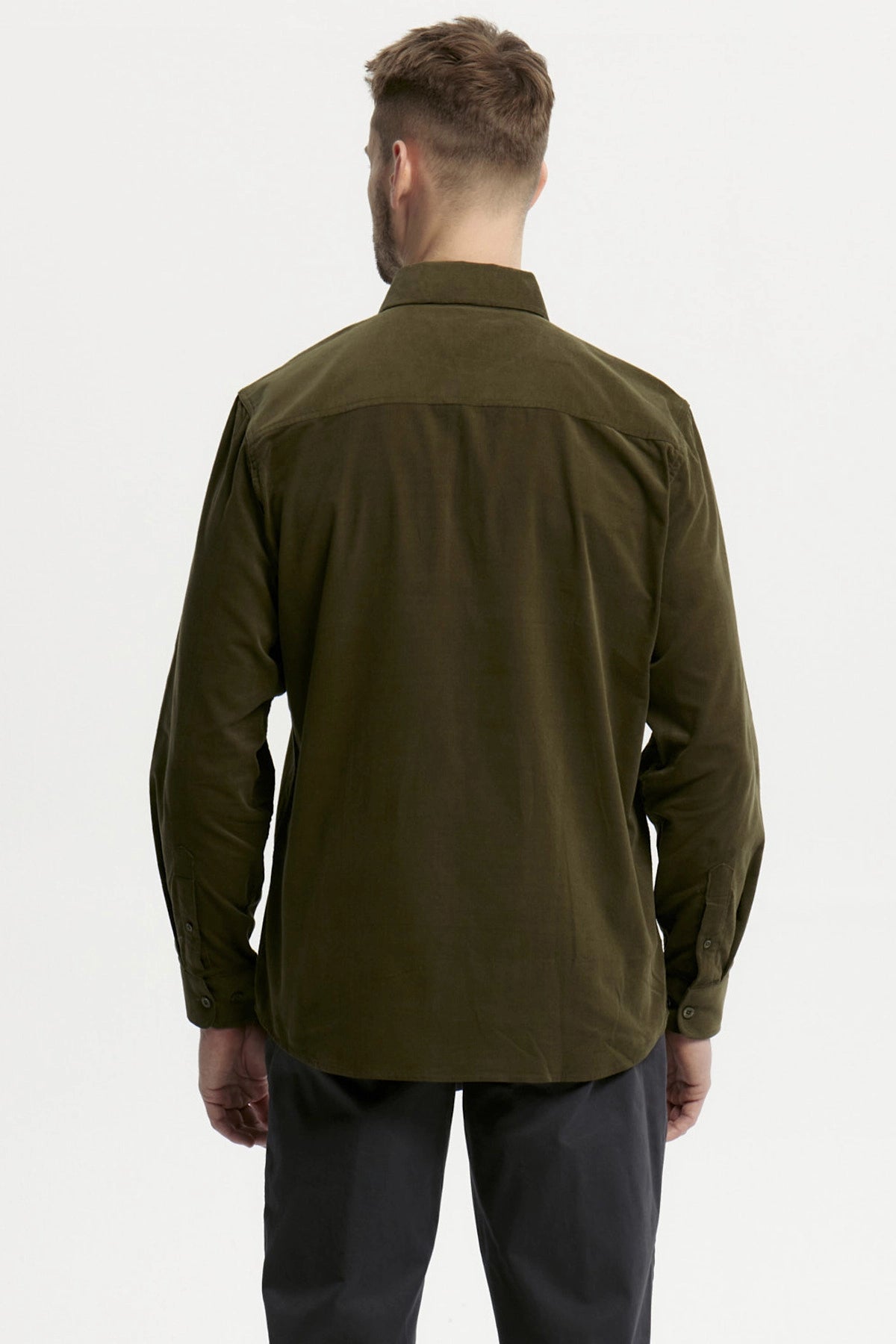 Camisa Hombre Slim Verde