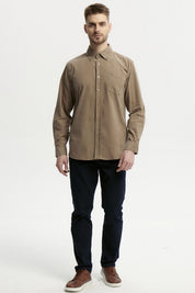Camisa Hombre Slim Kaki