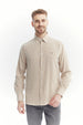 Camisa Hombre Slim Camel