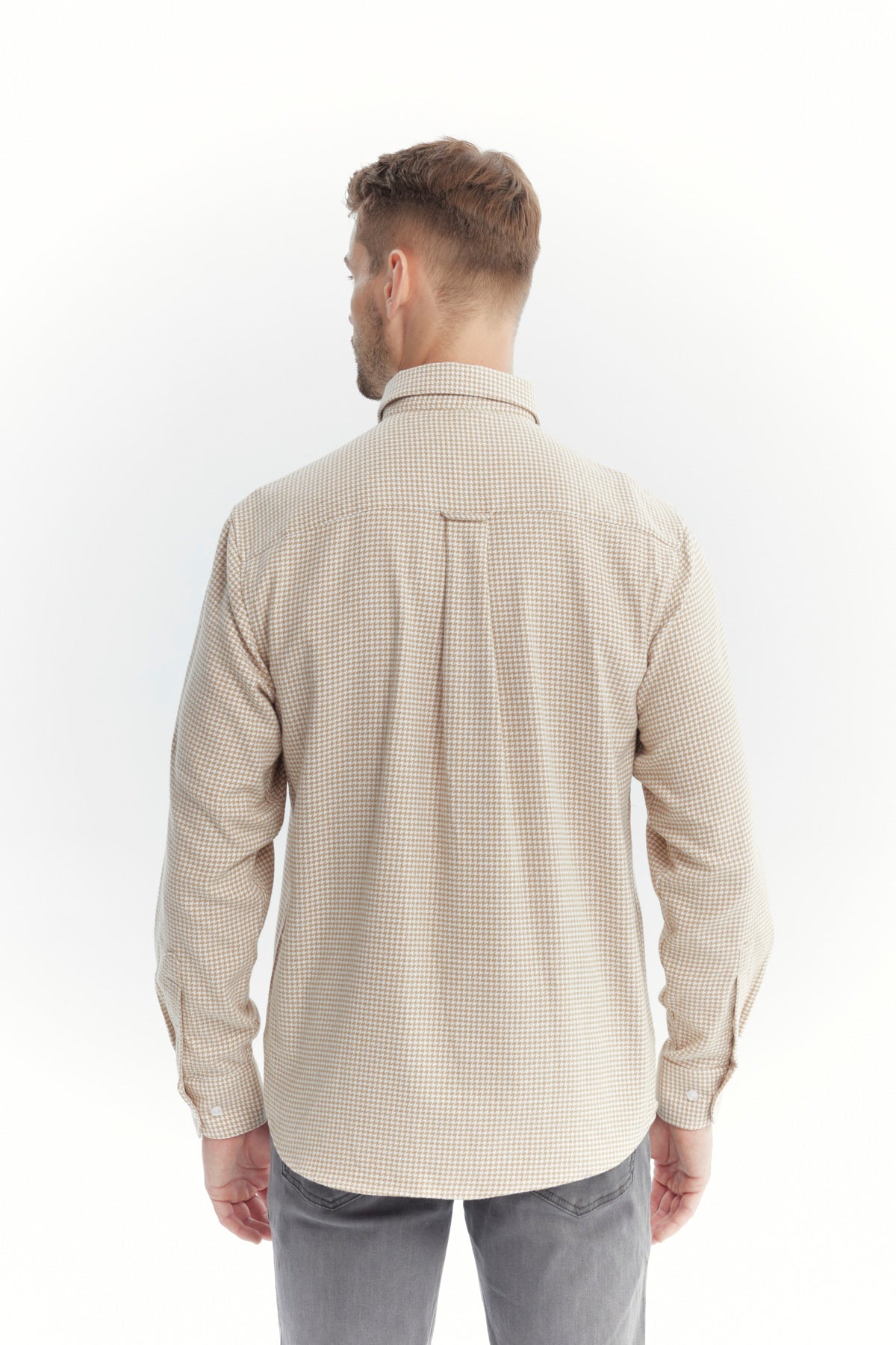 Camisa Hombre Slim Camel
