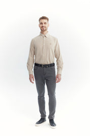 Camisa Hombre Slim Camel