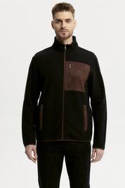 Polar Hombre Slim Cuello Con Cierre Negro