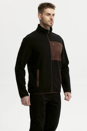 Polar Hombre Slim Cuello Con Cierre Negro