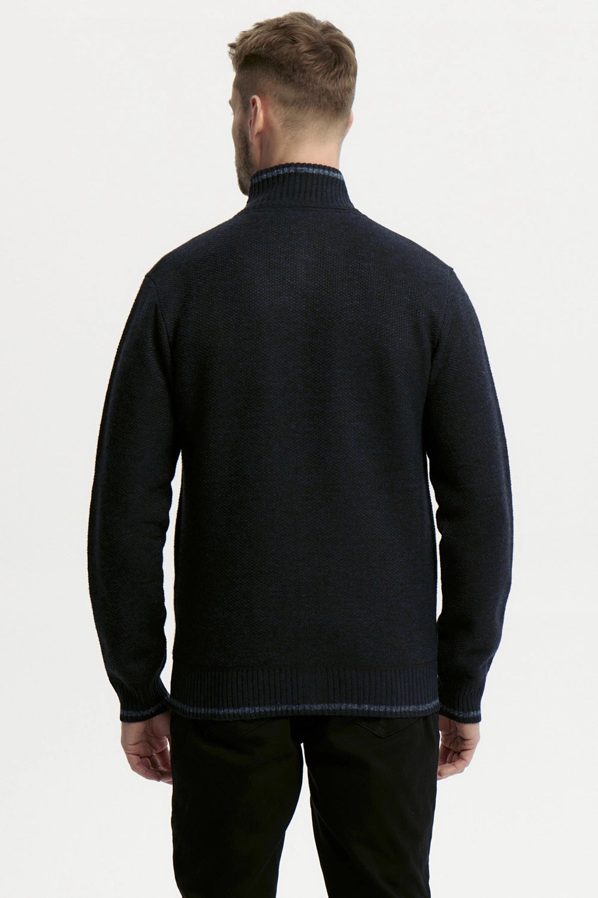 Sweater Hombre Slim Azul Marino