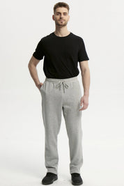 Pantalón Buzo Hombre Calce Recto Gris