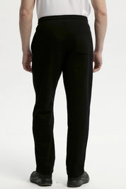 Pantalón Buzo Hombre Calce Recto Negro