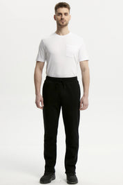 Pantalón Buzo Hombre Calce Recto Negro
