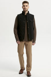 Parka Hombre Slim Negro