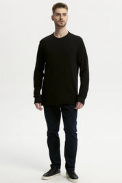 Polera Hombre Slim Negro
