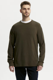Polera Hombre Slim Verde Olivo