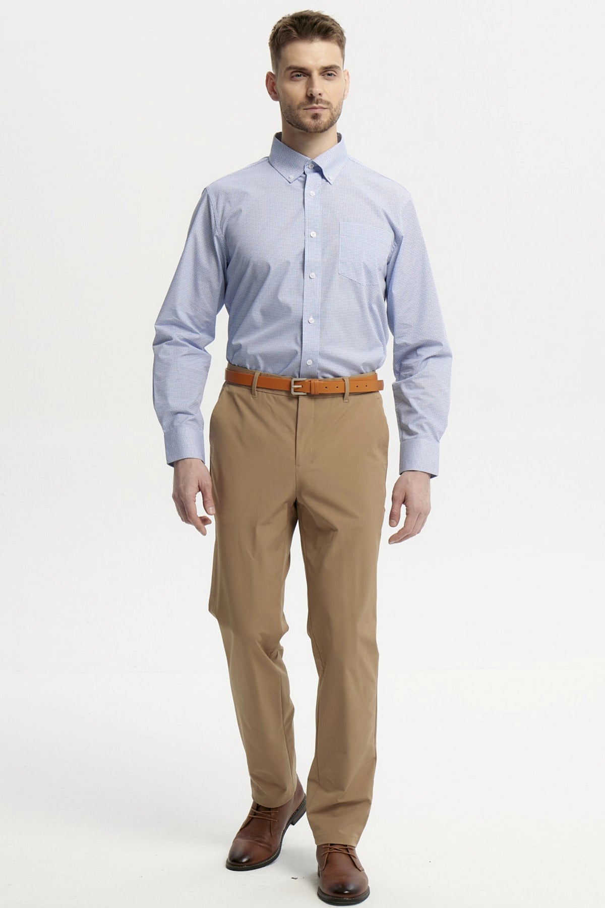 Pantalón Hombre Slim Camel
