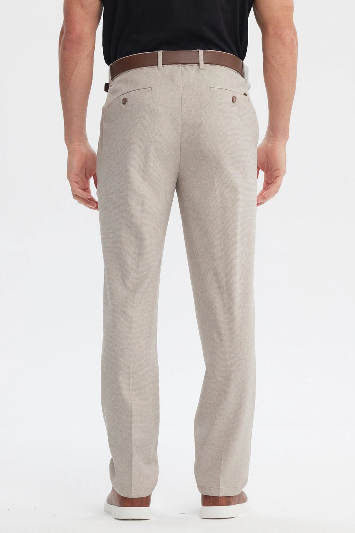 Pantalón hombre slim kaki liso sin estampa con ajuste cómodo y moderno perfecto para cualquier ocasión casual o formal