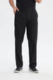 Pantalón slim negro para hombre sin estampa diseño liso con corte elegante y ajuste cómodo ideal para ocasiones formales