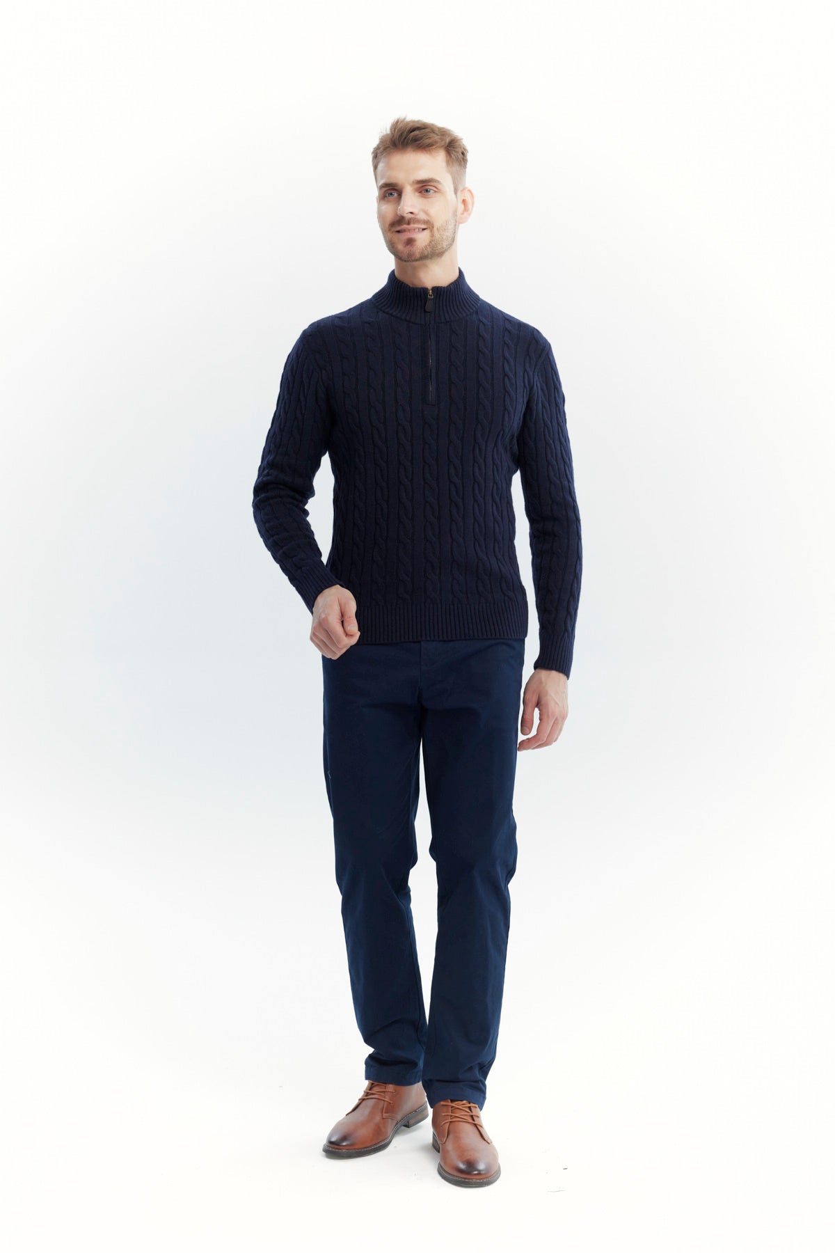 Sweater Hombre Slim Azul Marino