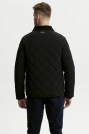 Parka Hombre Cuello Camisero Negro