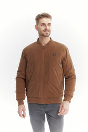 Parka Hombre Slim Cuello Apoyado Camel