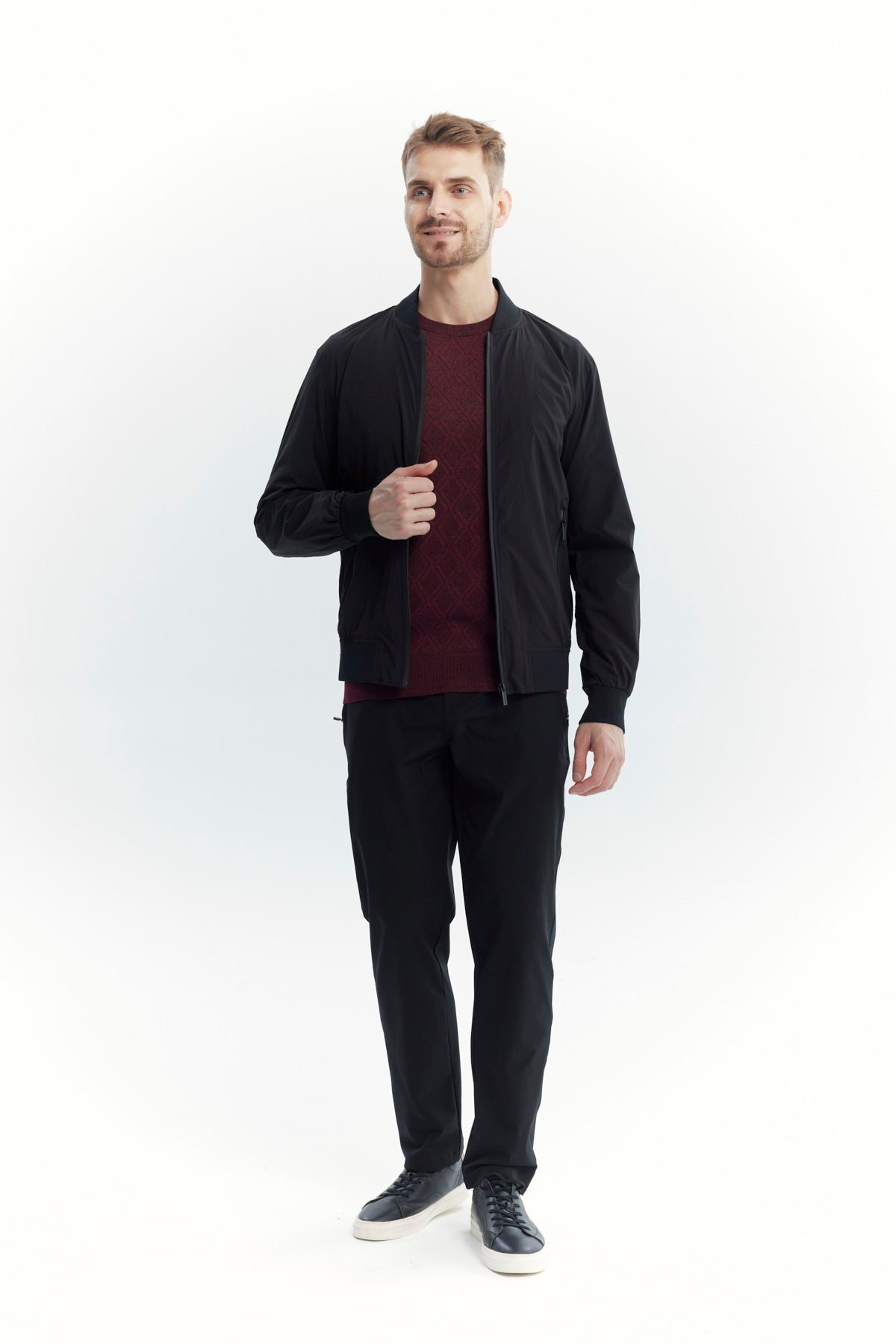 Chaqueta Hombre Slim Negro