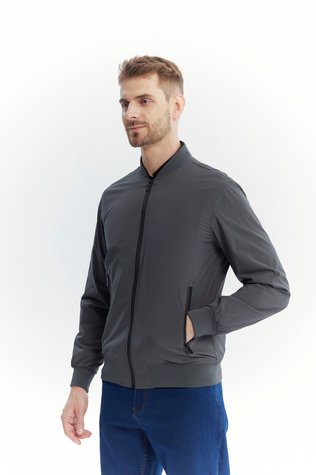 Chaqueta Hombre Slim Marengo