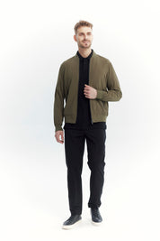Chaqueta Hombre Slim Verde Olivo