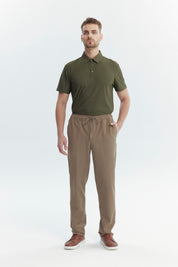 Pantalón Hombre Calce Recto Café