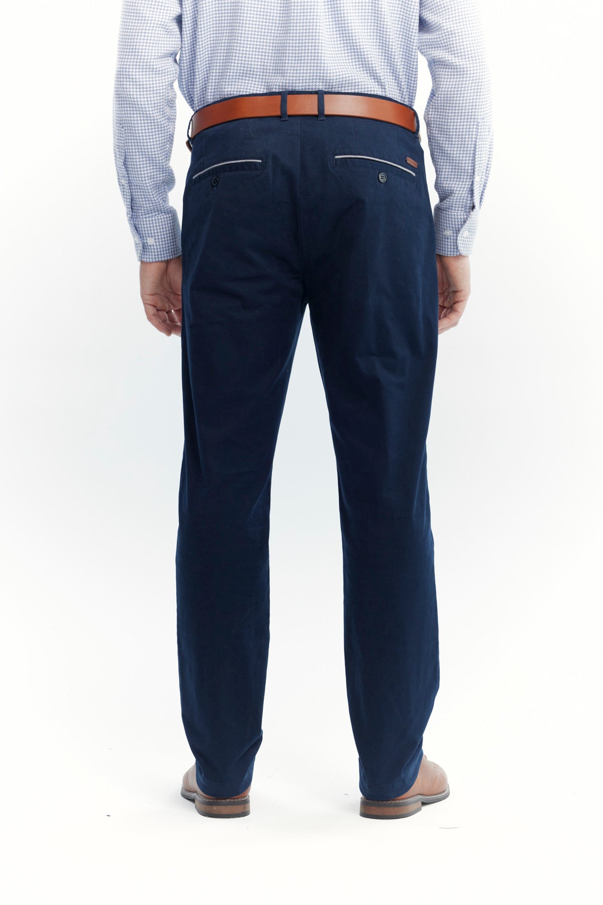 Pantalón Hombre Calce Recto Azul Marino