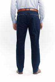 Pantalón Hombre Calce Recto Azul Marino