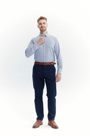Pantalón Hombre Calce Recto Azul Marino