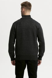 Sweater Hombre Cuello Con Cierre Marengo