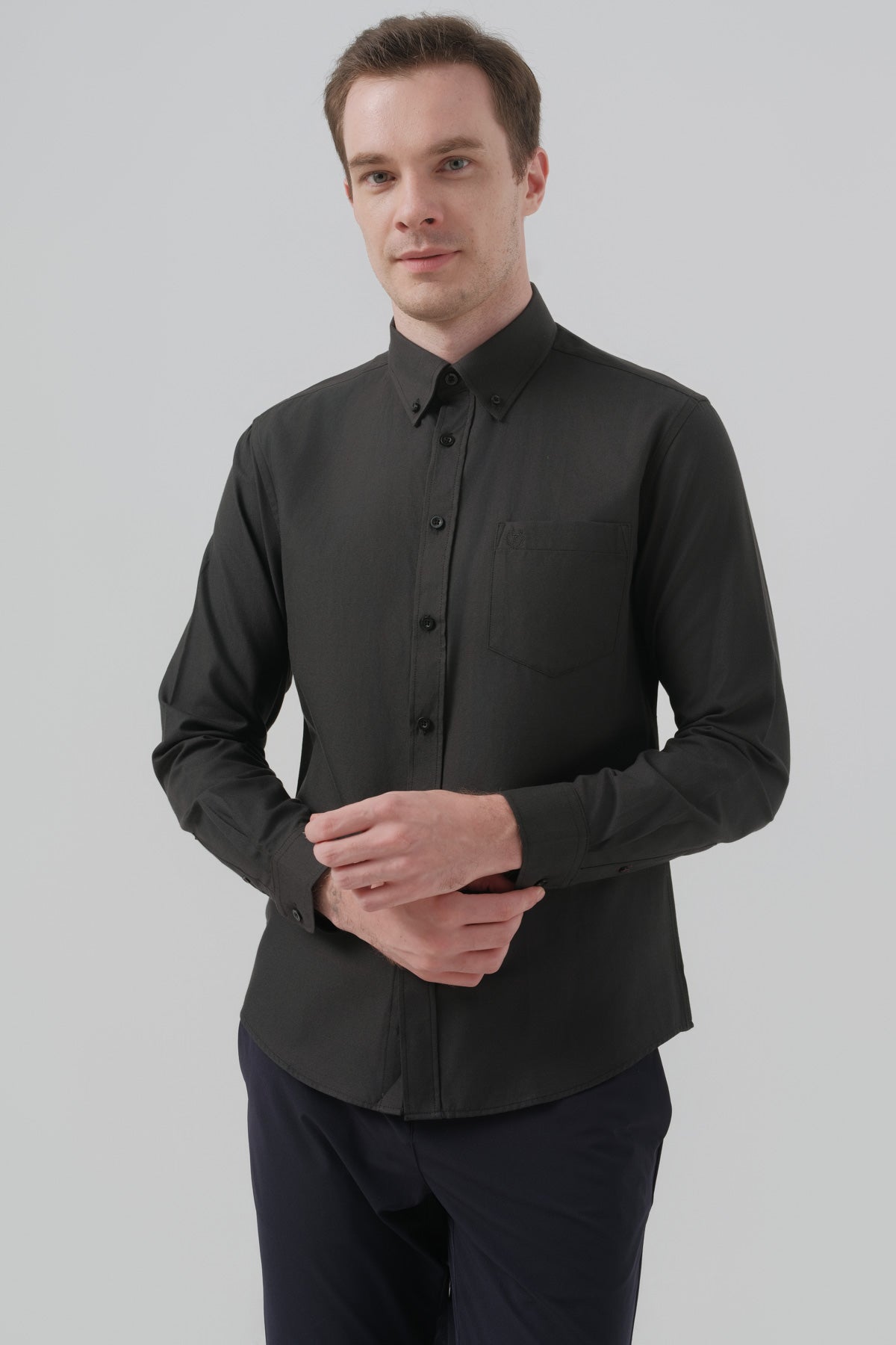 Camisa Hombre Regular Negro