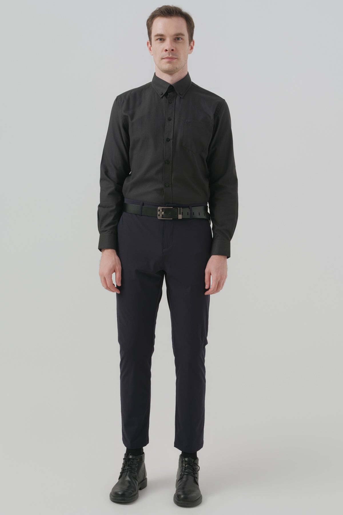 Camisa Hombre Regular Negro