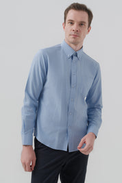 Camisa Hombre Regular Celeste