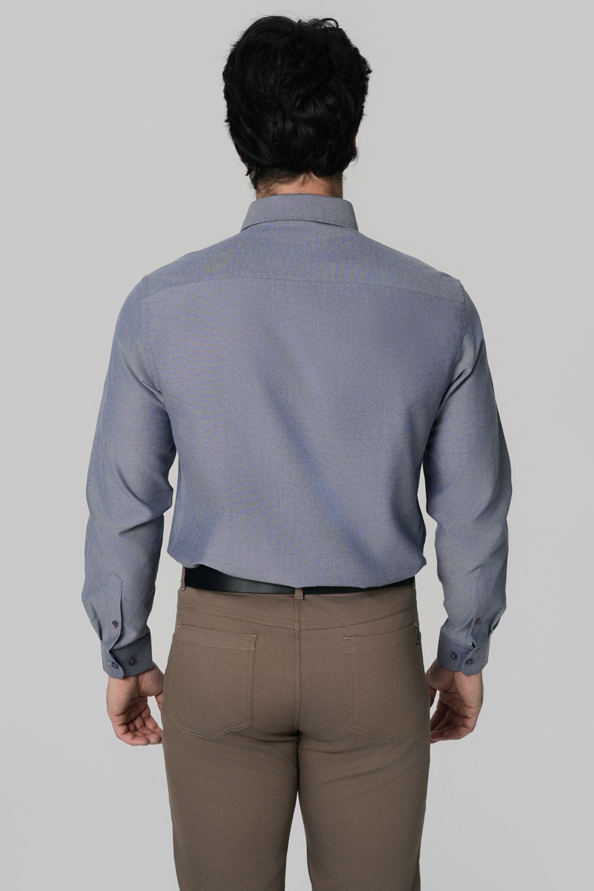 Camisa Regular Hombre Azul
