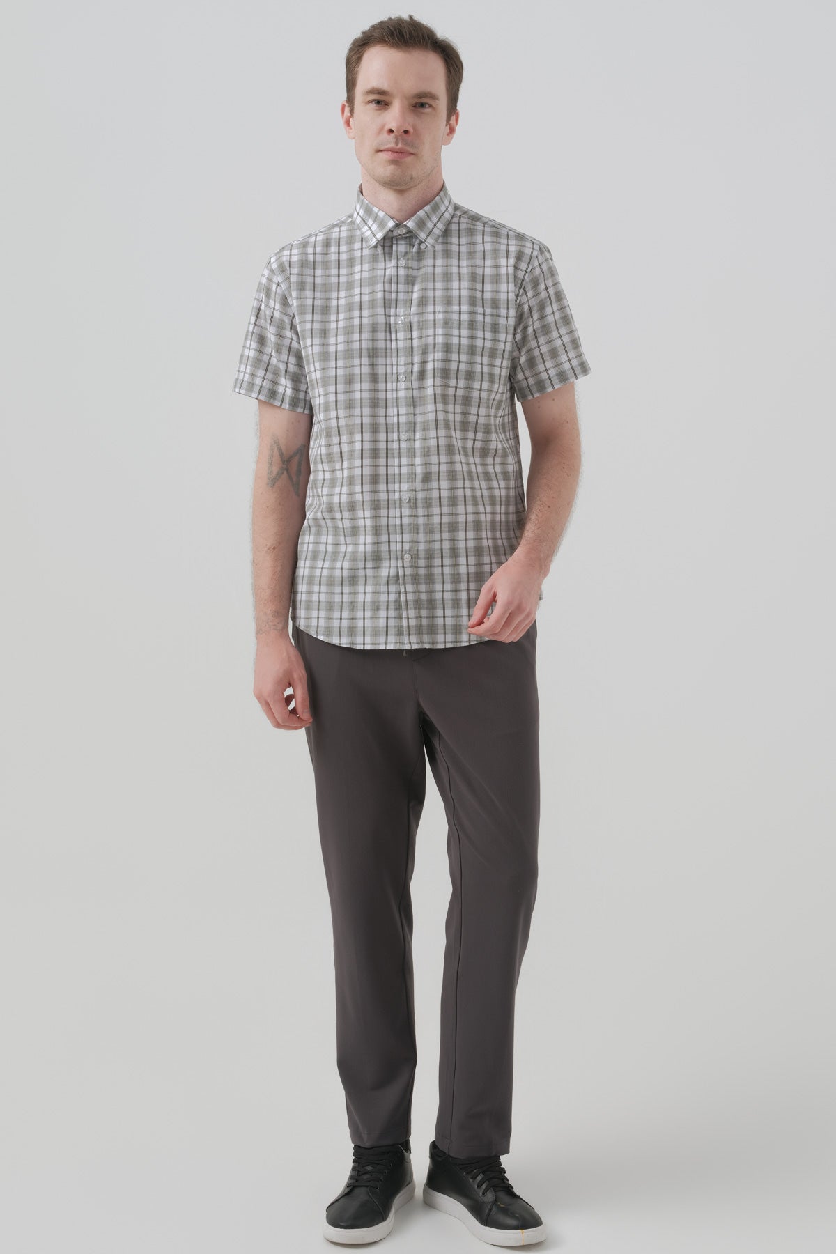 Camisa Classic Hombre Verde Claro