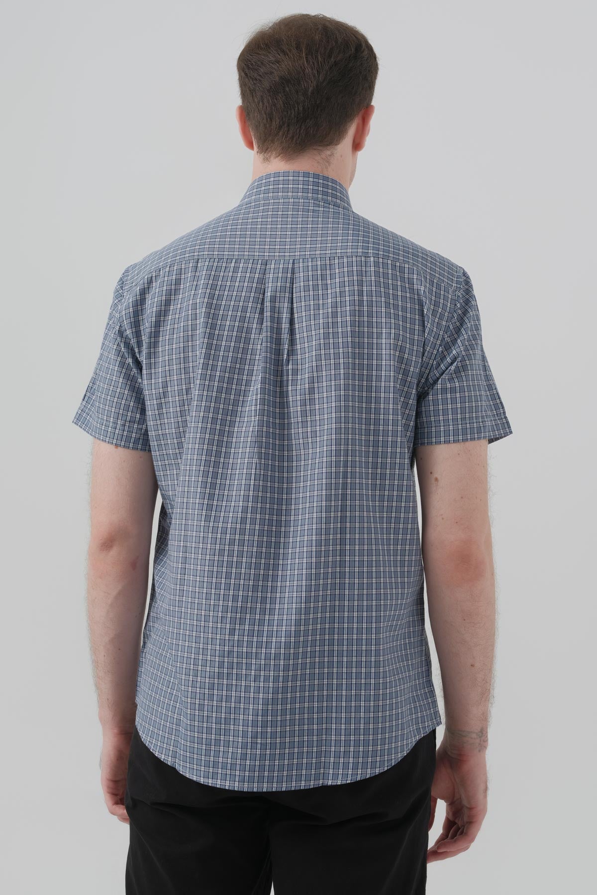 Camisa Classic Hombre Azul Denim