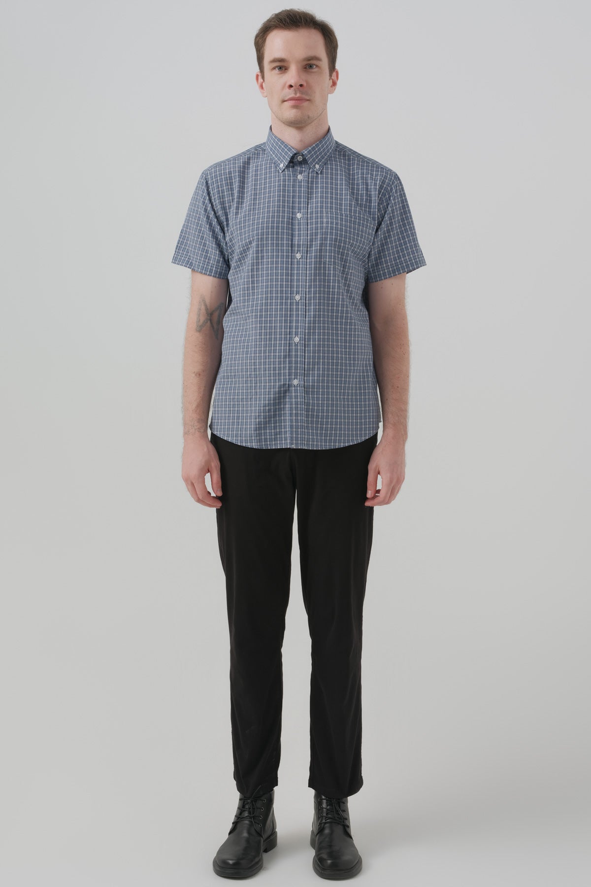 Camisa Classic Hombre Azul Denim
