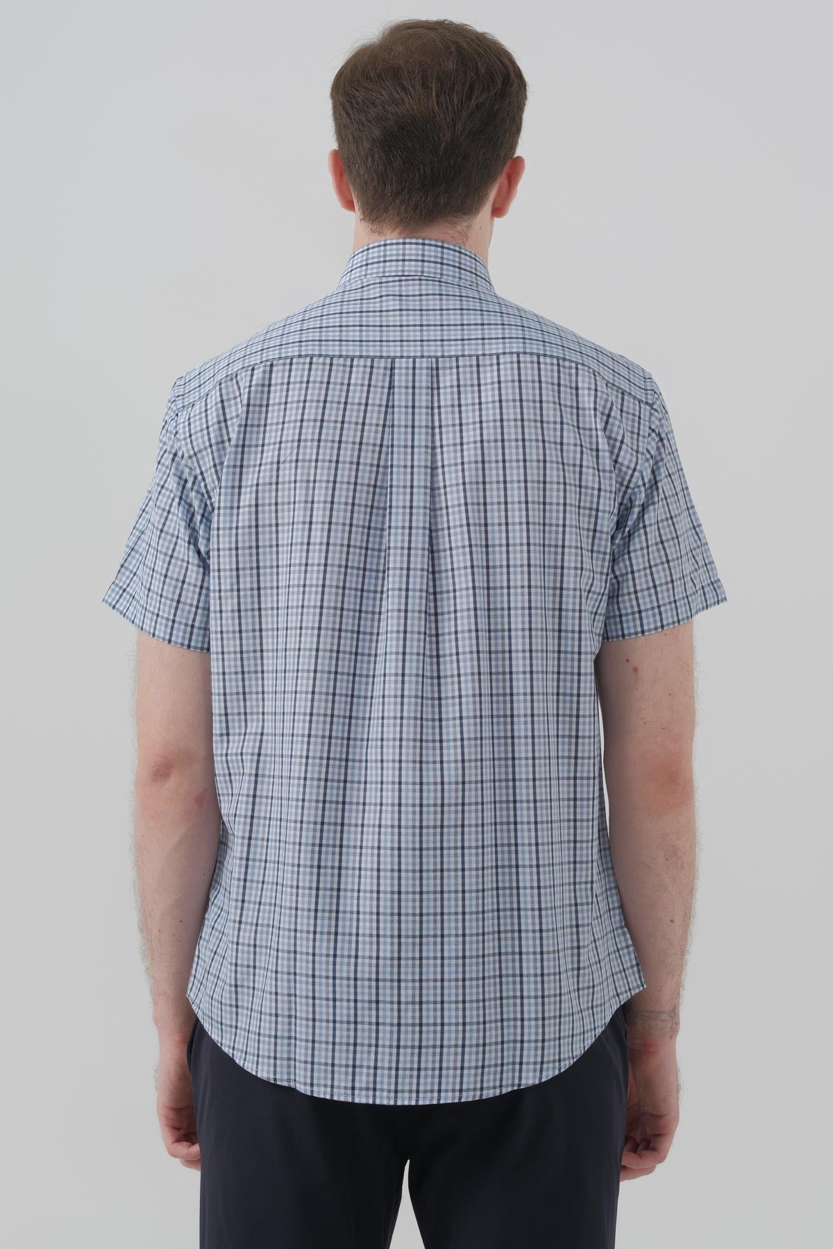 Camisa Classic Hombre Azul Claro