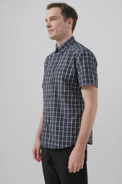 Camisa Classic Hombre Azul Marino