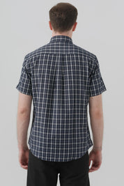 Camisa Classic Hombre Azul Marino