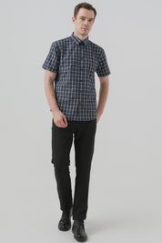 Camisa Classic Hombre Azul Marino
